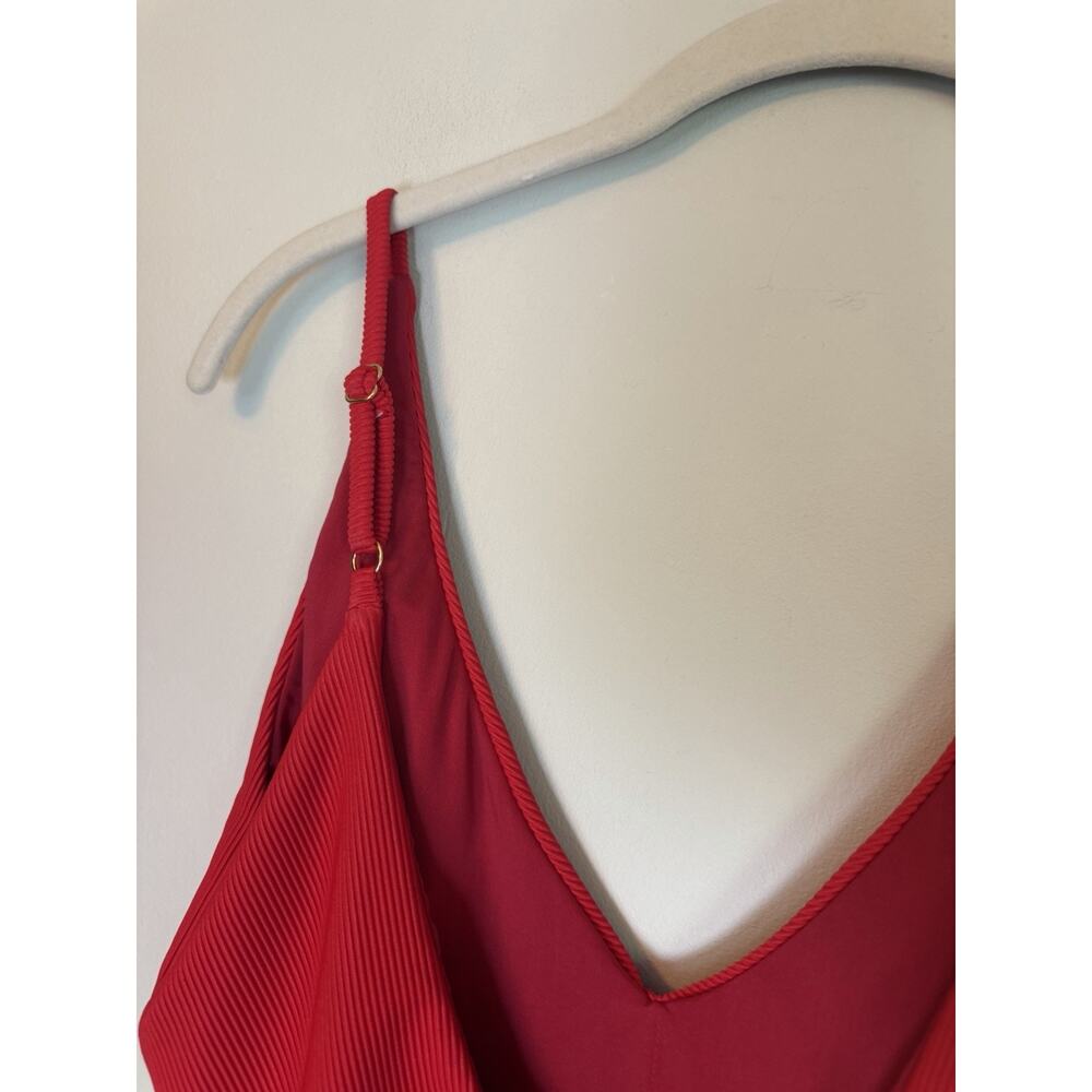 Beach Riot Core Collection Reese One Piece Sz M Red - Picture 13 of 14